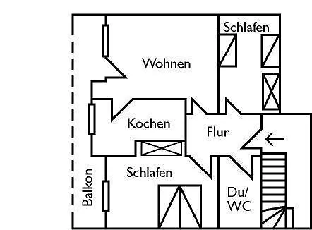 Am Sonnenhang Lägenhet *